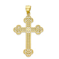 Load image into Gallery viewer, Solid Gold Crucifix Pendant - 10k or 14k