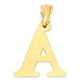 Load image into Gallery viewer, Solid Gold Initial Pendant - 10k or 14k