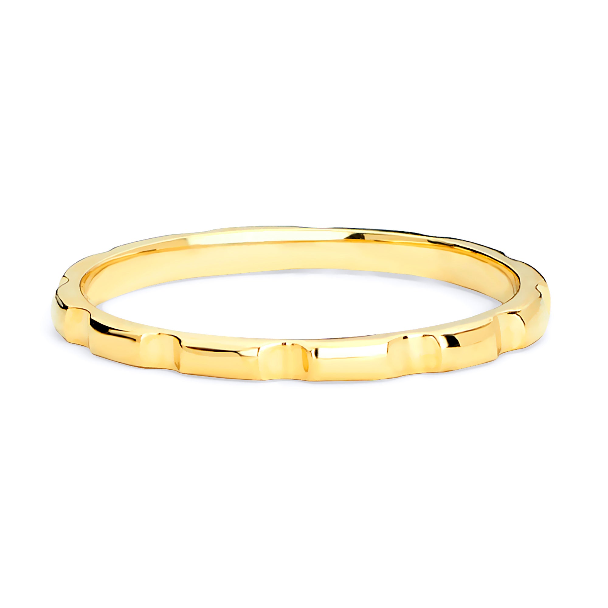 Solid Gold Eternity Stack Ring - 10k or 14k
