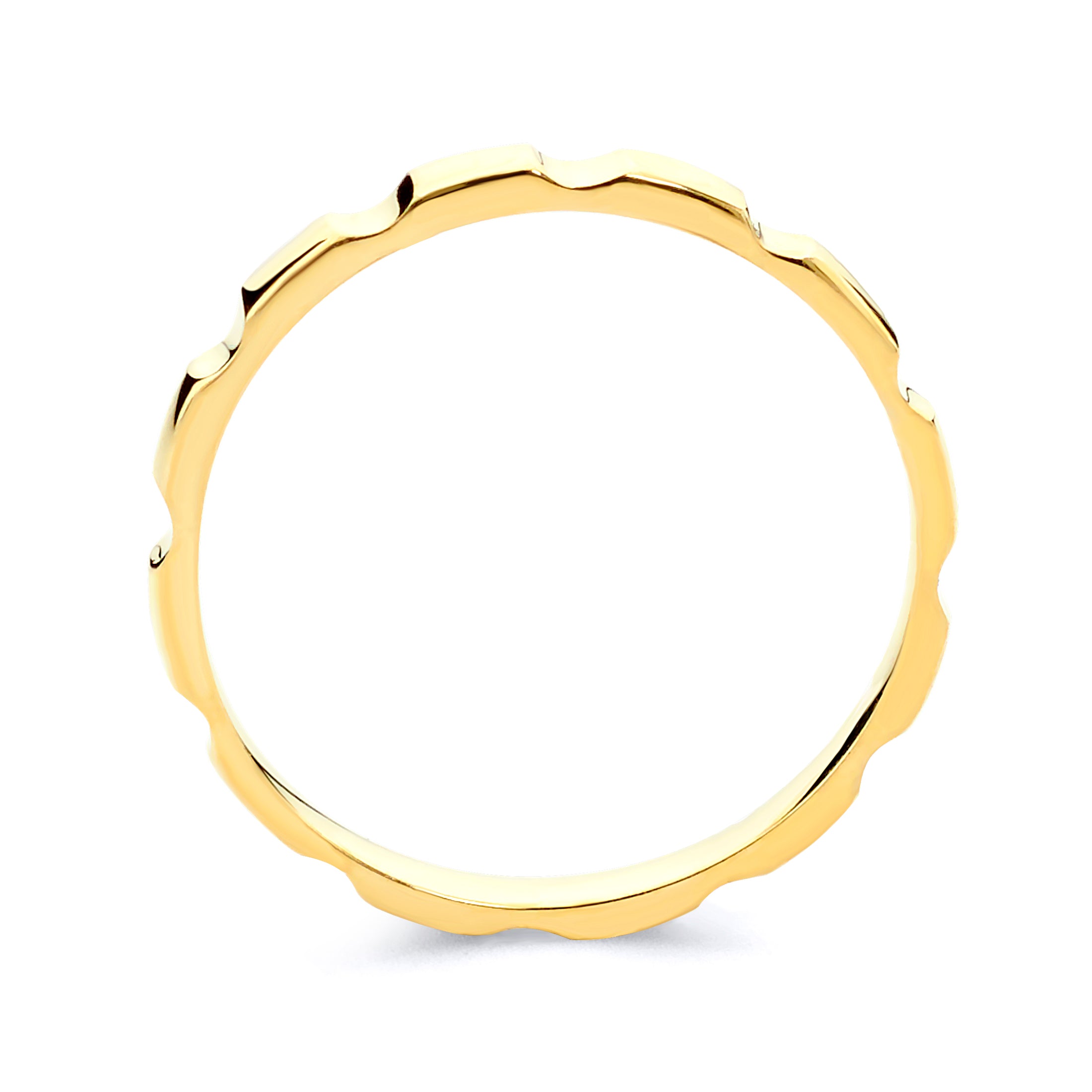 Solid Gold Eternity Stack Ring - 10k or 14k