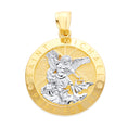 Load image into Gallery viewer, Solid Gold Saint Michael Pendant - 10k or 14k