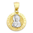 Load image into Gallery viewer, Solid Gold Saint Nicholas Pendant - 10k or 14k