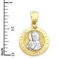 Load image into Gallery viewer, Solid Gold Saint Nicholas Pendant - 10k or 14k