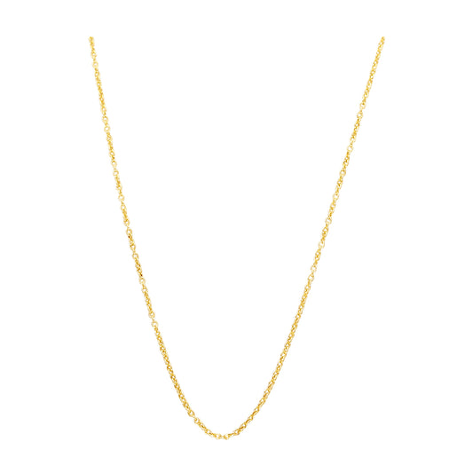 Solid Gold 0.85mm Rolo Chain - 10k or 14k