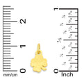 Load image into Gallery viewer, 10k/14k Solid Gold Four Leaf Clover Pendant: Lucky Charm Necklace
