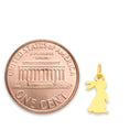 Load image into Gallery viewer, Solid Gold Rabbit Charm - 10k or 14k