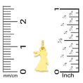 Load image into Gallery viewer, Solid Gold Rabbit Charm - 10k or 14k
