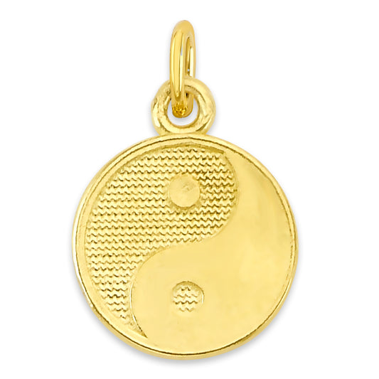 Solid Gold Yin Yang Charm - 10k or 14k