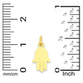 Load image into Gallery viewer, Solid Gold Hamsa Charm - 10k or 14k