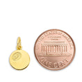 Load image into Gallery viewer, 10K/14K Gold 8-Ball Charm - Billiard Charm Good Luck Jewelry