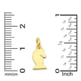 Load image into Gallery viewer, Solid Gold Knight Charm - 10k or 14k