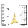 Load image into Gallery viewer, Solid Gold Mistletoe Charm - 10k or 14k