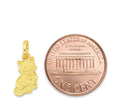 Load image into Gallery viewer, 10k/14k Solid Gold Cat Charm- Animal Jewelry for Bracelet