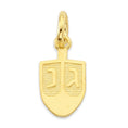 Load image into Gallery viewer, Solid Gold Dreidel Charm - 10k or 14k