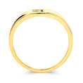 Load image into Gallery viewer, Solid Gold Old English Initial Signet Ring - 10k or 14k