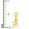 Load image into Gallery viewer, 10k/14k Solid Gold Initial Pendant - Personalized Jewelry for Necklace