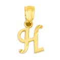 Load image into Gallery viewer, 10k/14k Solid Gold Initial Pendant - Personalized Jewelry for Necklace