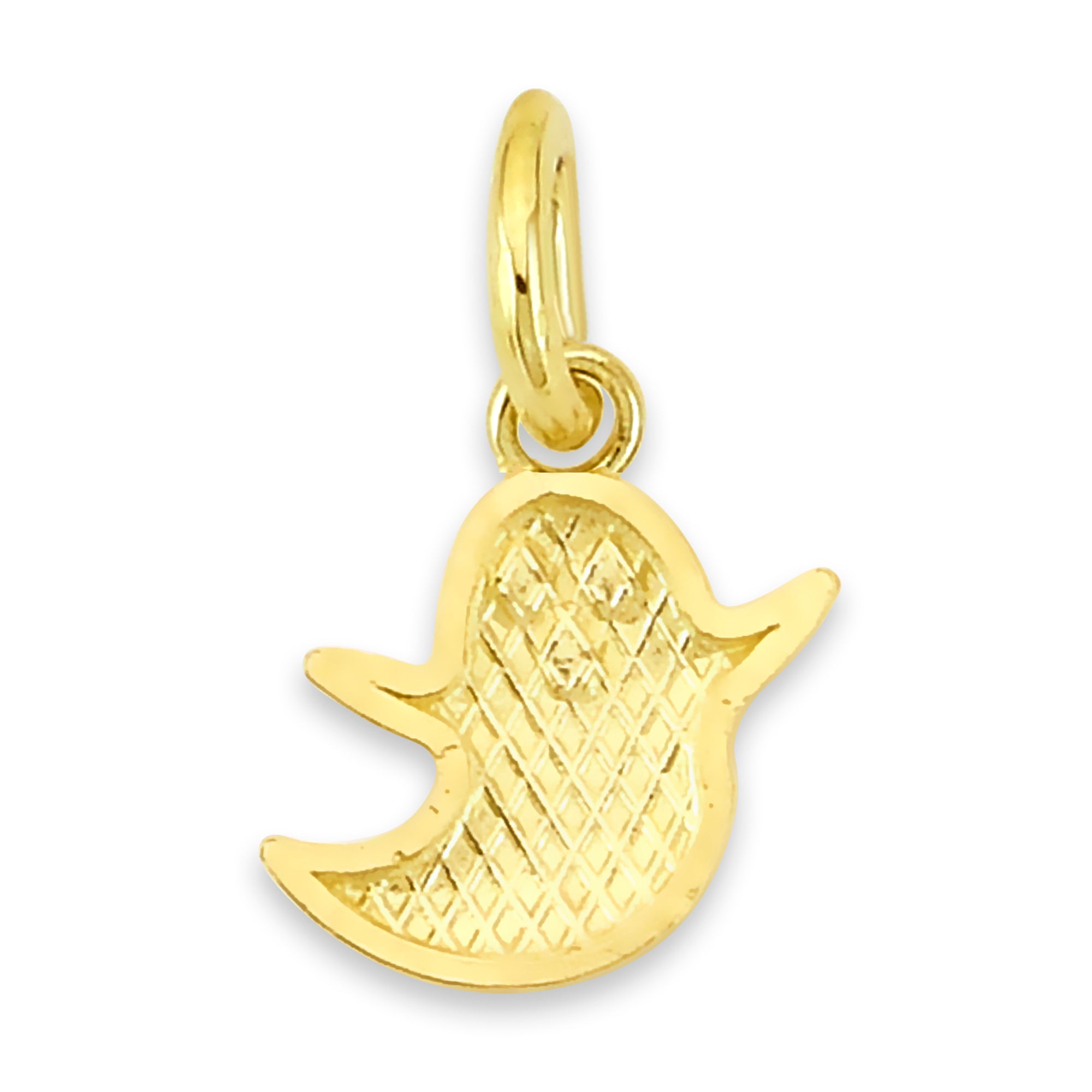 Solid Gold Ghost Pendant - 10k or 14k