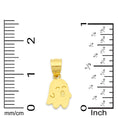 Load image into Gallery viewer, Solid Gold Ghost Pendant - 10k or 14k