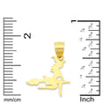 Load image into Gallery viewer, Solid Gold Witch Pendant - 10k or 14k