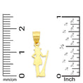 Load image into Gallery viewer, Solid Gold Witch Pendant - 10k or 14k