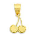 Load image into Gallery viewer, 10k/14k Solid Gold Cherry Pendant - Fruit Charms for Bracelet