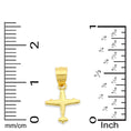 Load image into Gallery viewer, 10k/14k Solid Gold Airplane Charm - Travel Jewelry for Bracelet