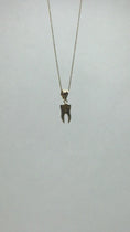 Load and play video in Gallery viewer, Solid Gold Tooth Pendant - 10k or 14k