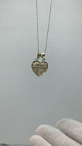 Load and play video in Gallery viewer, Solid Gold Breakable Best Friends Heart Pendant - 10k or 14k