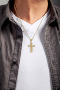 Load image into Gallery viewer, Solid Gold Cross Pendant - 10k or 14k