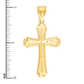 Load image into Gallery viewer, Solid Gold Cross Pendant - 10k or 14k