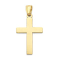 Load image into Gallery viewer, Solid Gold Cross Pendant - 10k or 14k