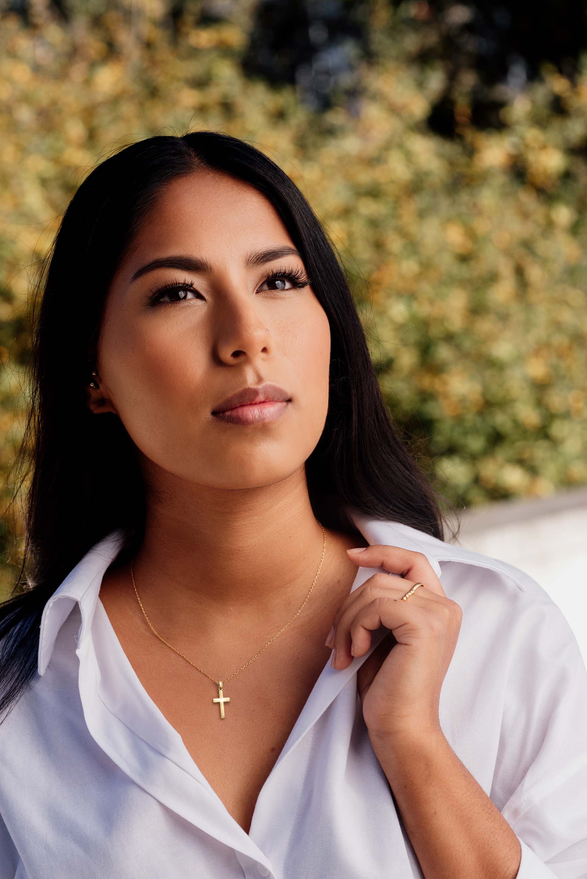 Solid Gold Cross Pendant - 10k or 14k