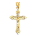 Load image into Gallery viewer, Solid Gold Crucifix Pendant - 10k or 14k