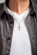 Load image into Gallery viewer, Solid Gold Crucifix Pendant - 10k or 14k