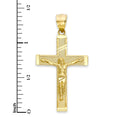 Load image into Gallery viewer, Solid Gold Crucifix Pendant - 10k or 14k