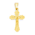 Load image into Gallery viewer, Solid Gold Crucifix Pendant - 10k or 14k