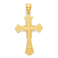 Load image into Gallery viewer, Solid Gold Crucifix Pendant - 10k or 14k