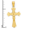 Load image into Gallery viewer, Solid Gold Crucifix Pendant - 10k or 14k