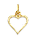 Load image into Gallery viewer, Solid Gold Heart Pendant - 10k or 14k