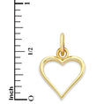 Load image into Gallery viewer, Solid Gold Heart Pendant - 10k or 14k
