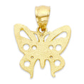 Load image into Gallery viewer, Solid Gold Butterfly Pendant - 10k or 14k