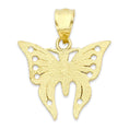 Load image into Gallery viewer, Solid Gold Butterfly Pendant - 10k or 14k