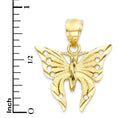 Load image into Gallery viewer, Solid Gold Butterfly Pendant - 10k or 14k