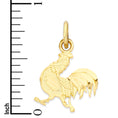Load image into Gallery viewer, Solid Gold Rooster Pendant - 10k or 14k