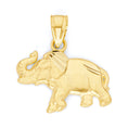 Load image into Gallery viewer, Solid Gold Elephant Pendant - 10k or 14k