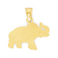 Load image into Gallery viewer, Solid Gold Elephant Pendant - 10k or 14k