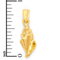 Load image into Gallery viewer, Solid Gold Seashell Pendant - 10k or 14k