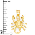 Load image into Gallery viewer, Solid Gold Scorpion Pendant - 10k or 14k
