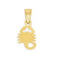 Load image into Gallery viewer, Solid Gold Scorpion Pendant - 10k or 14k